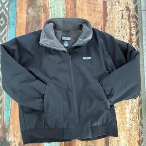 Land's End Black Fleece Lined Jacket Size‎ Medium